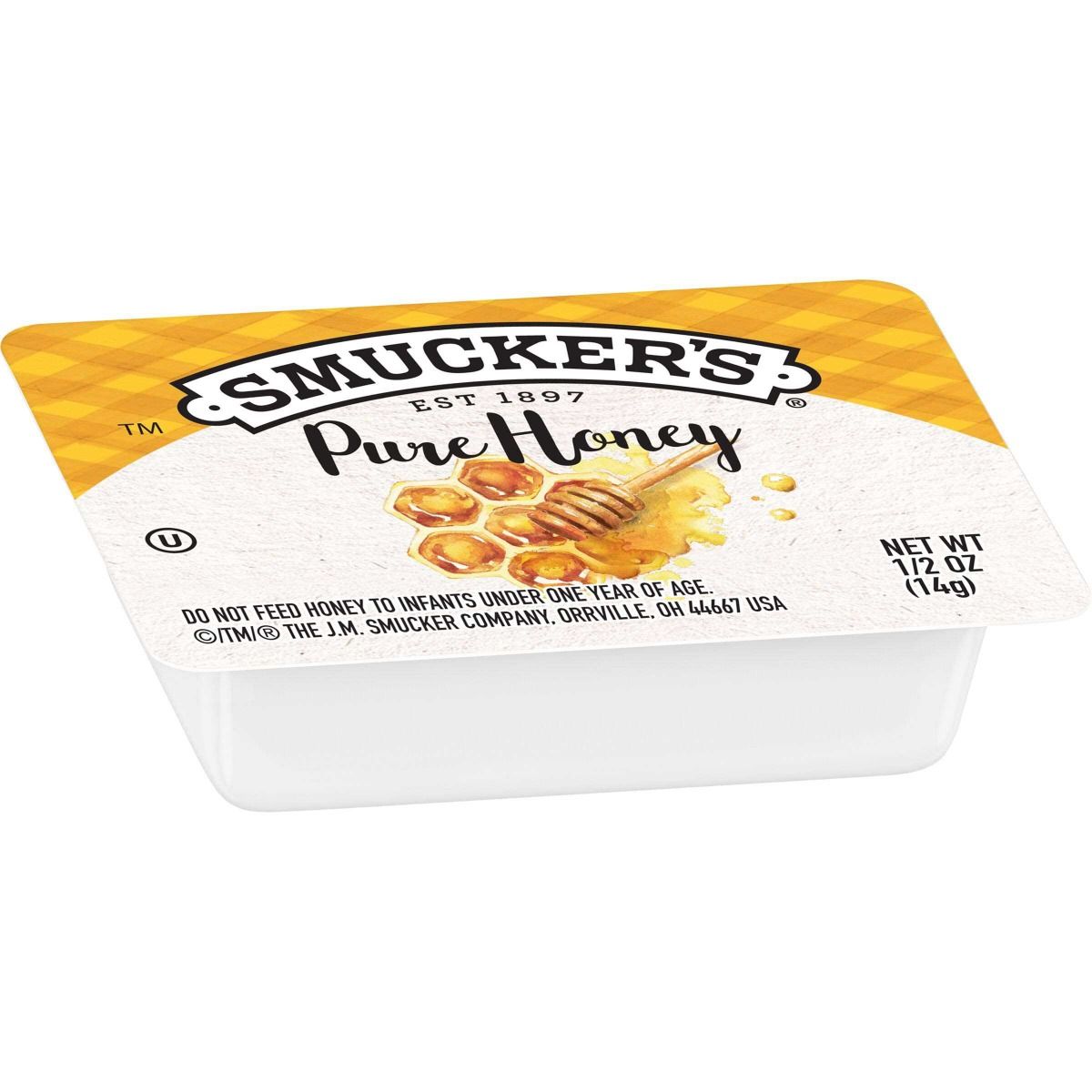 Smucker's Pure Honey Cups, 0.5 Ounce -- 200 Per Case