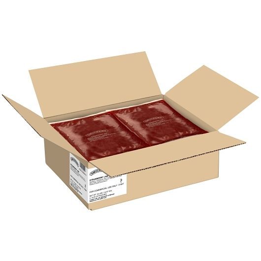 Smucker's Strawberry Jam Bulk Pouch, 8.25 Pound -- 4 Per Case