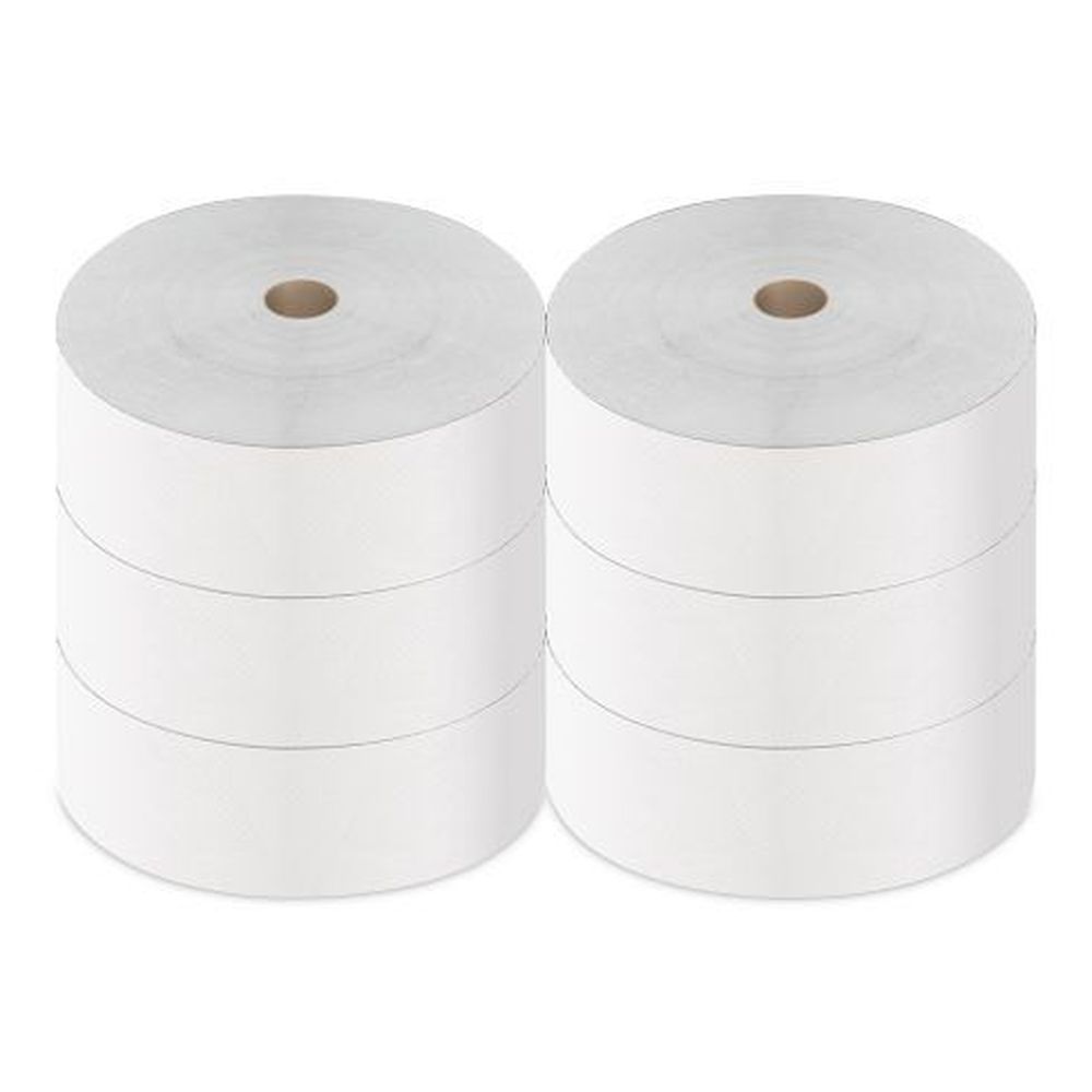 Cascades Pro Perform 2-ply White Jumbo Toilet Paper Roll, 3.4 Inch X 1250 Feet -- 6 Per Case