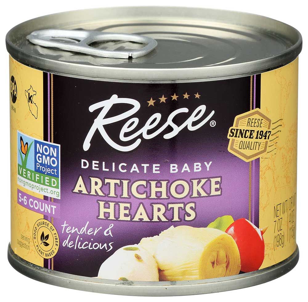 Reese Petite Artichoke Heart, 7 Ounce -- 12 Per Case