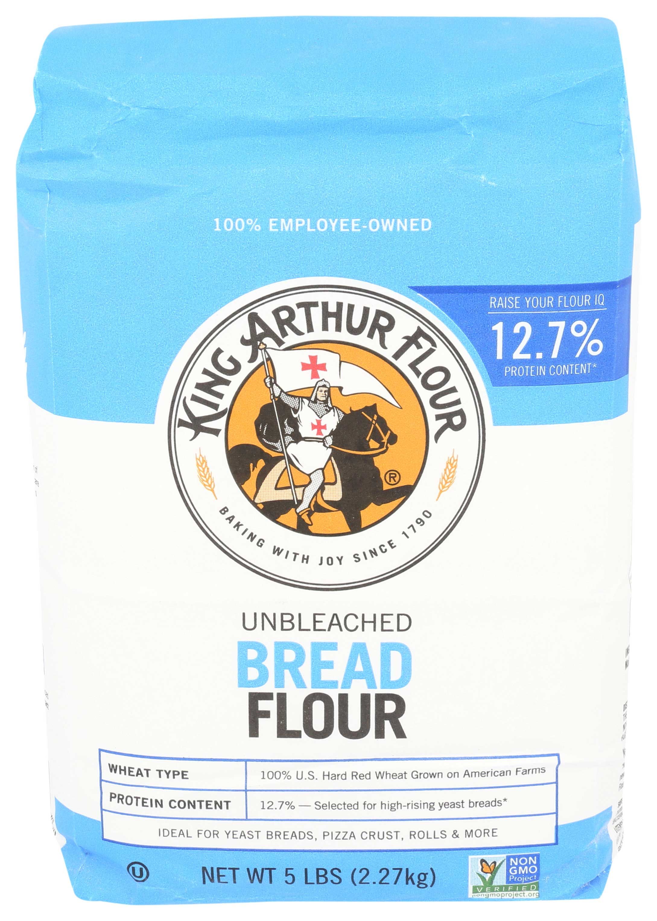 King Arthur Unbleached All Purpose Flour, 5 Pound -- 8 Per Case