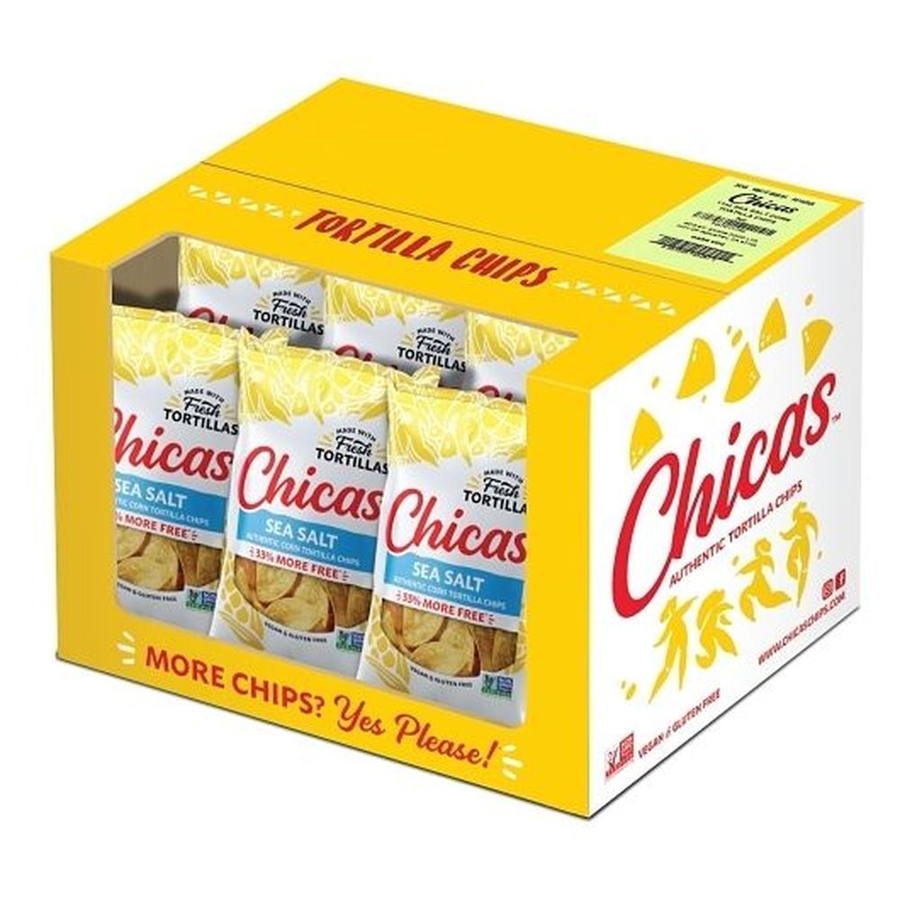 Chicas Original Corn Tortilla Chips Lightly Seasoned With Sea Salt, 11 Ounce -- 9 Per Case