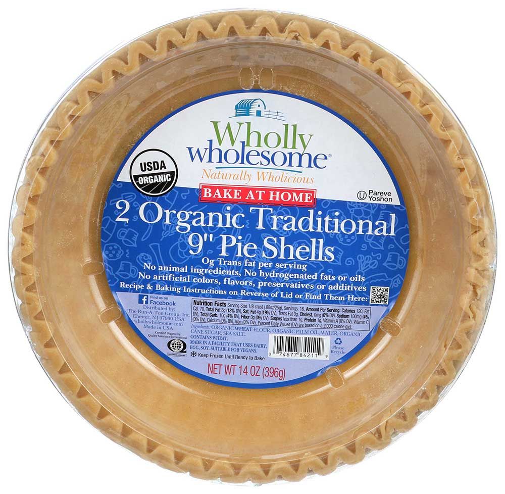 Wholly Wholesome Organic Traditional Pie Shell, 14 Ounce -- 12 Per Case