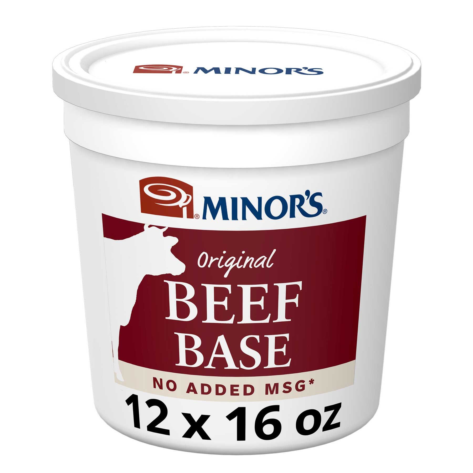 Minor's No Added Msg Beef Base, 1 Pound -- 12 Per Case