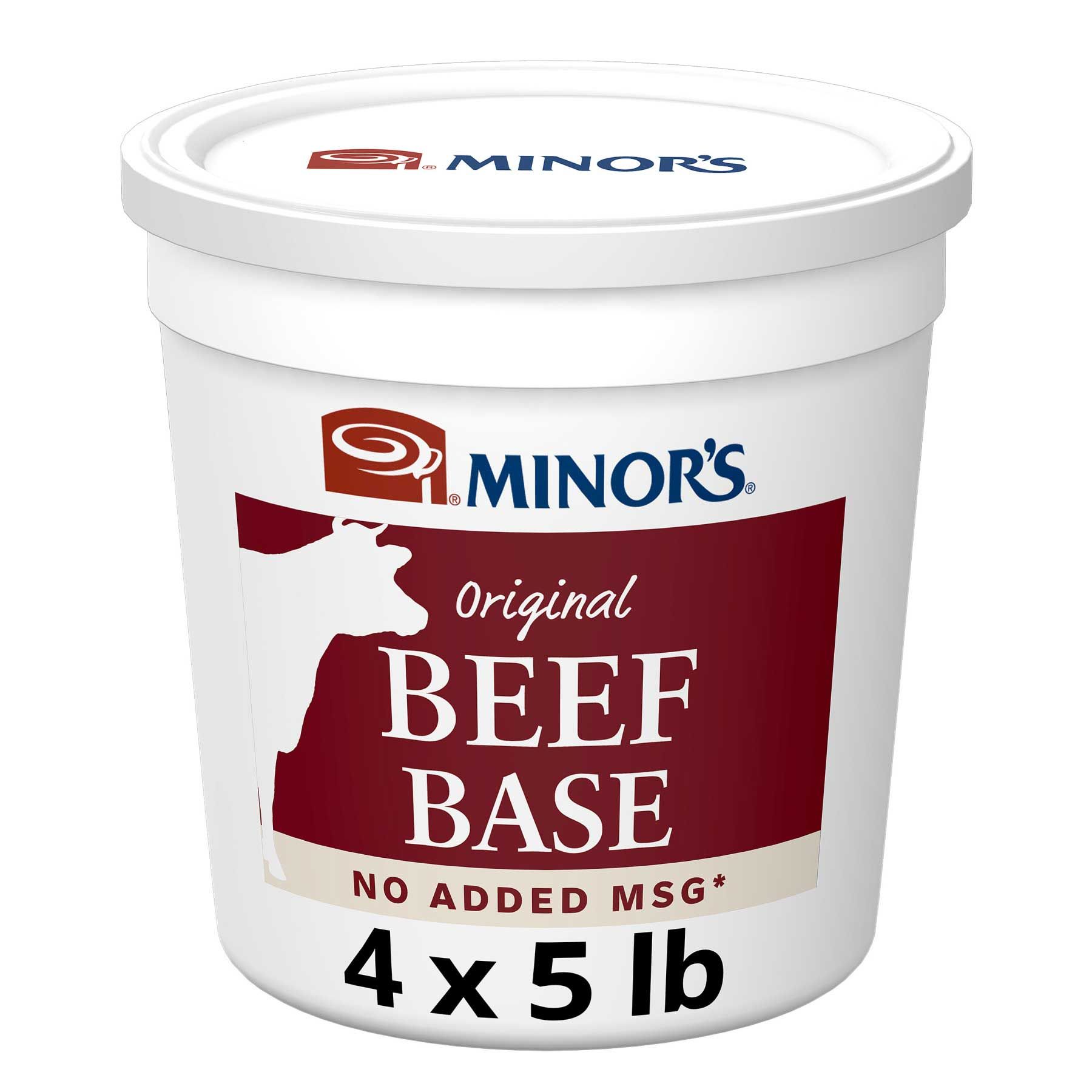 Minor's No Added Msg Beef Base, 5 Pound -- 4 Per Case