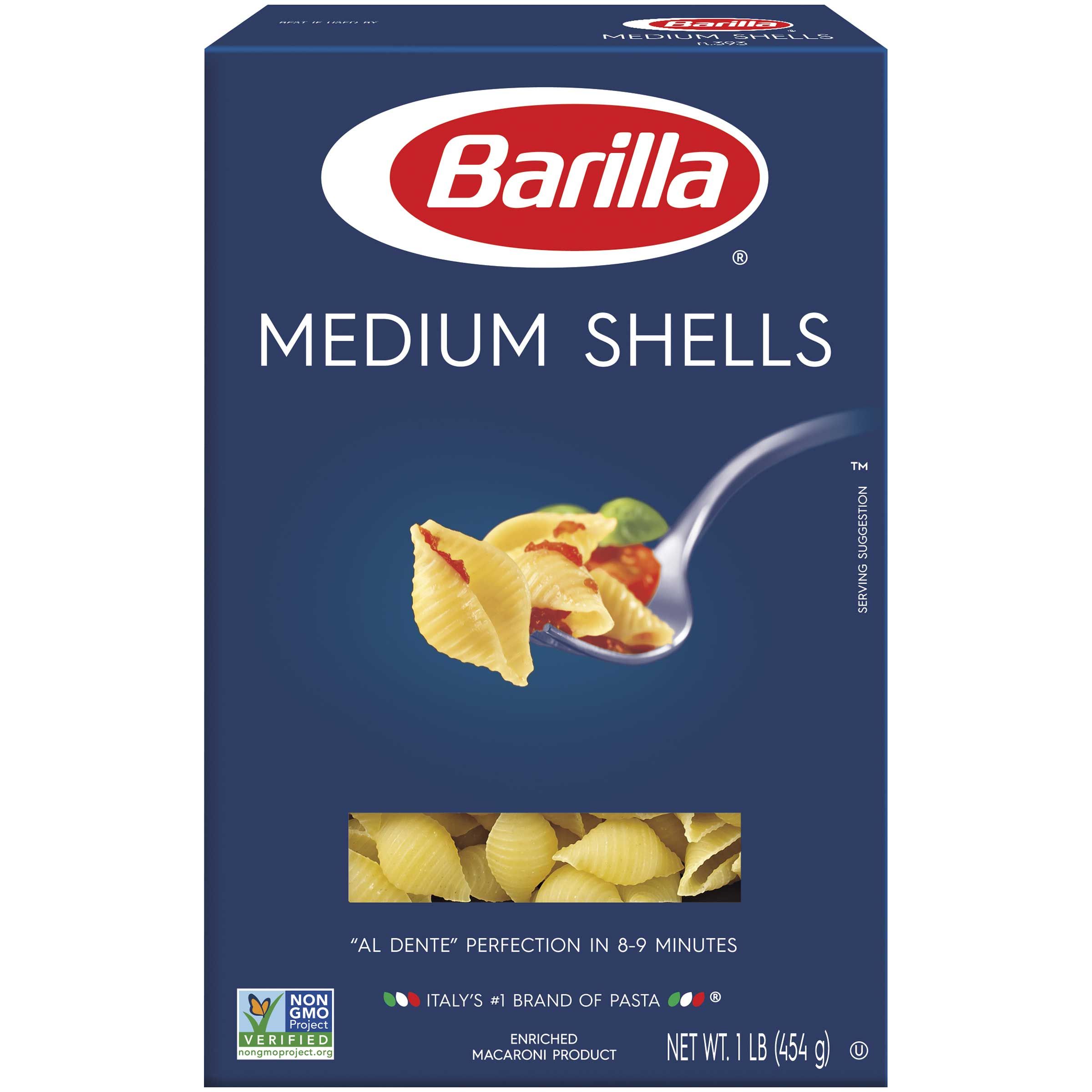 Barilla Medium Shells Pasta, 16 Ounce -- 12 Per Case