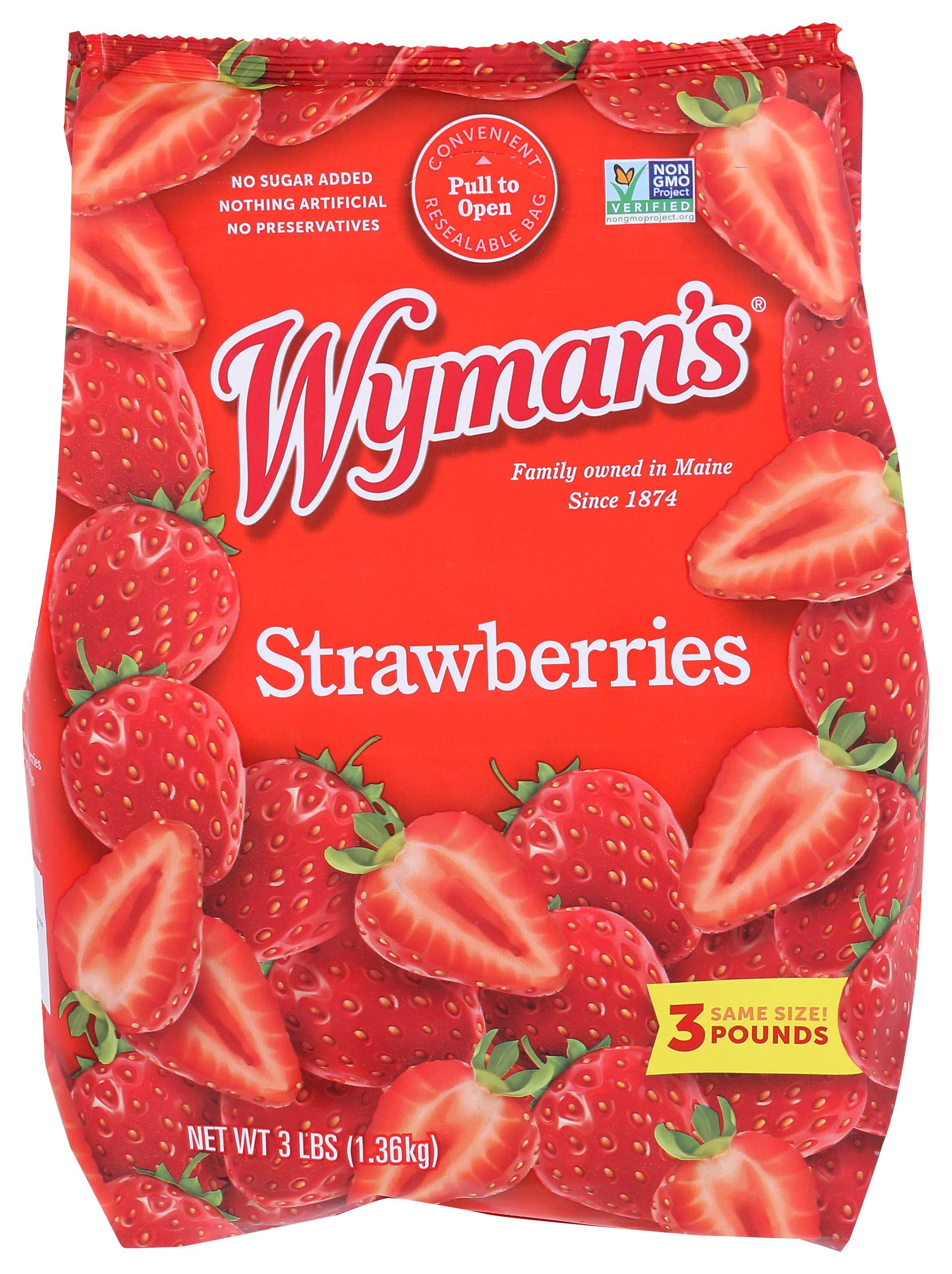 Wyman's Of Maine Strawberries, 3 Pound -- 6 Per Case