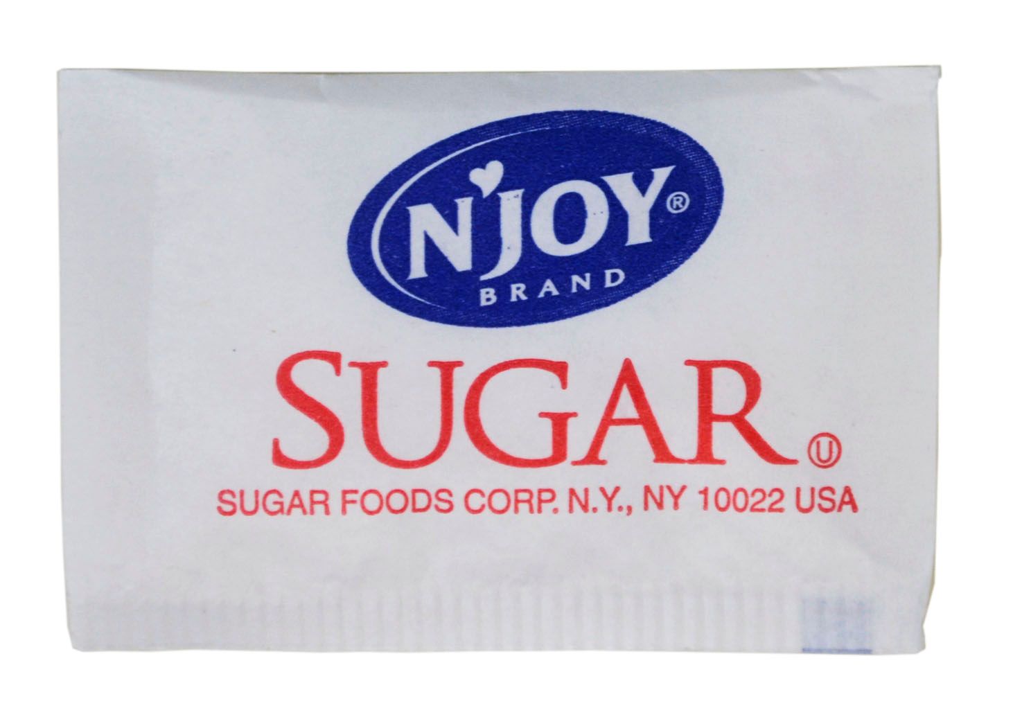 N'joy Sugar, 0.1 Ounce -- 2000 Per Case