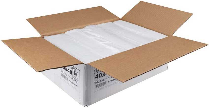 Spectrum Plastics 40 X 48 Inch Natural High-density Polyethylene Can Liner, 25 Count -- 10 Per Case