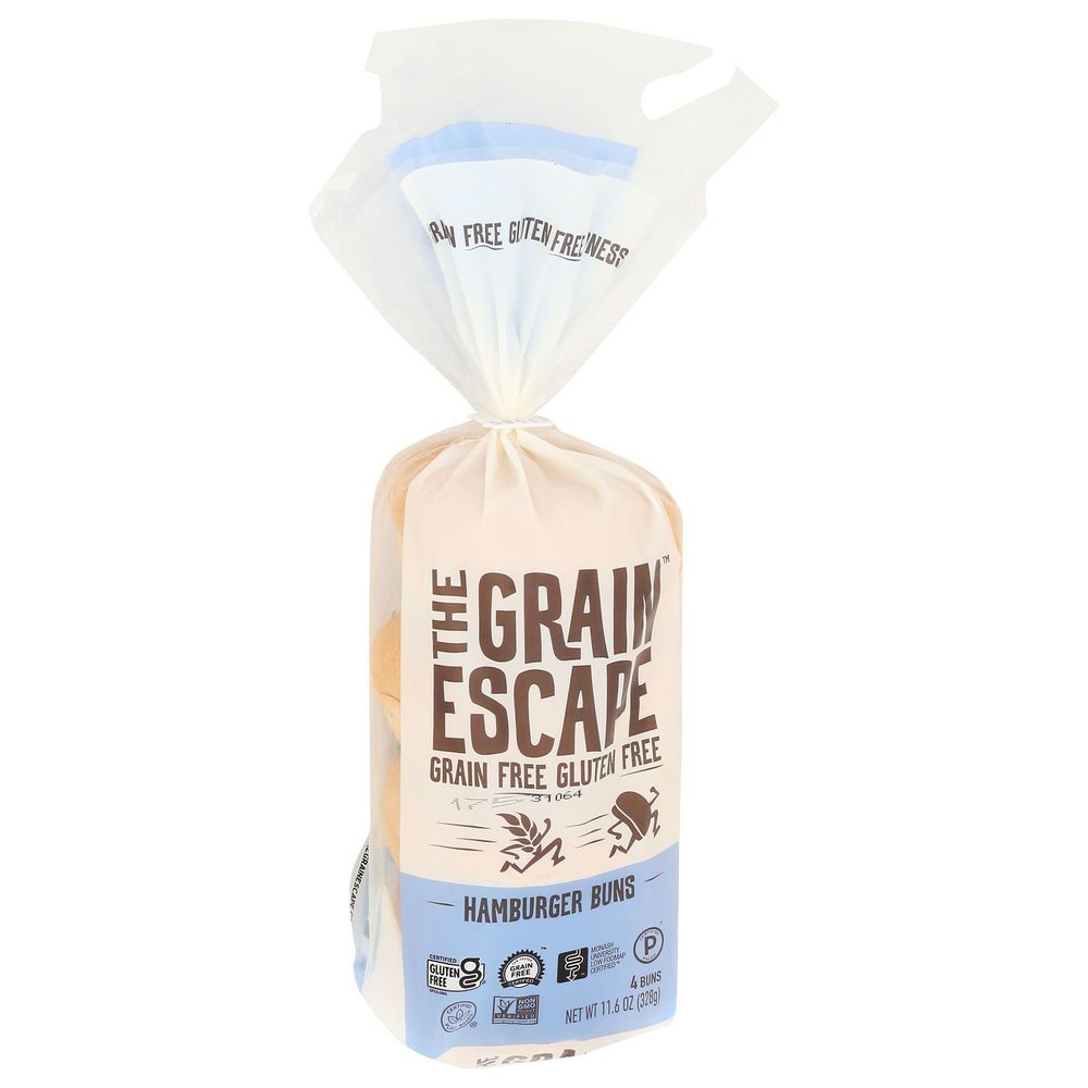 The Grain Escape Grain Free Hamburger Buns, 11.6 Ounce -- 6 Per Case