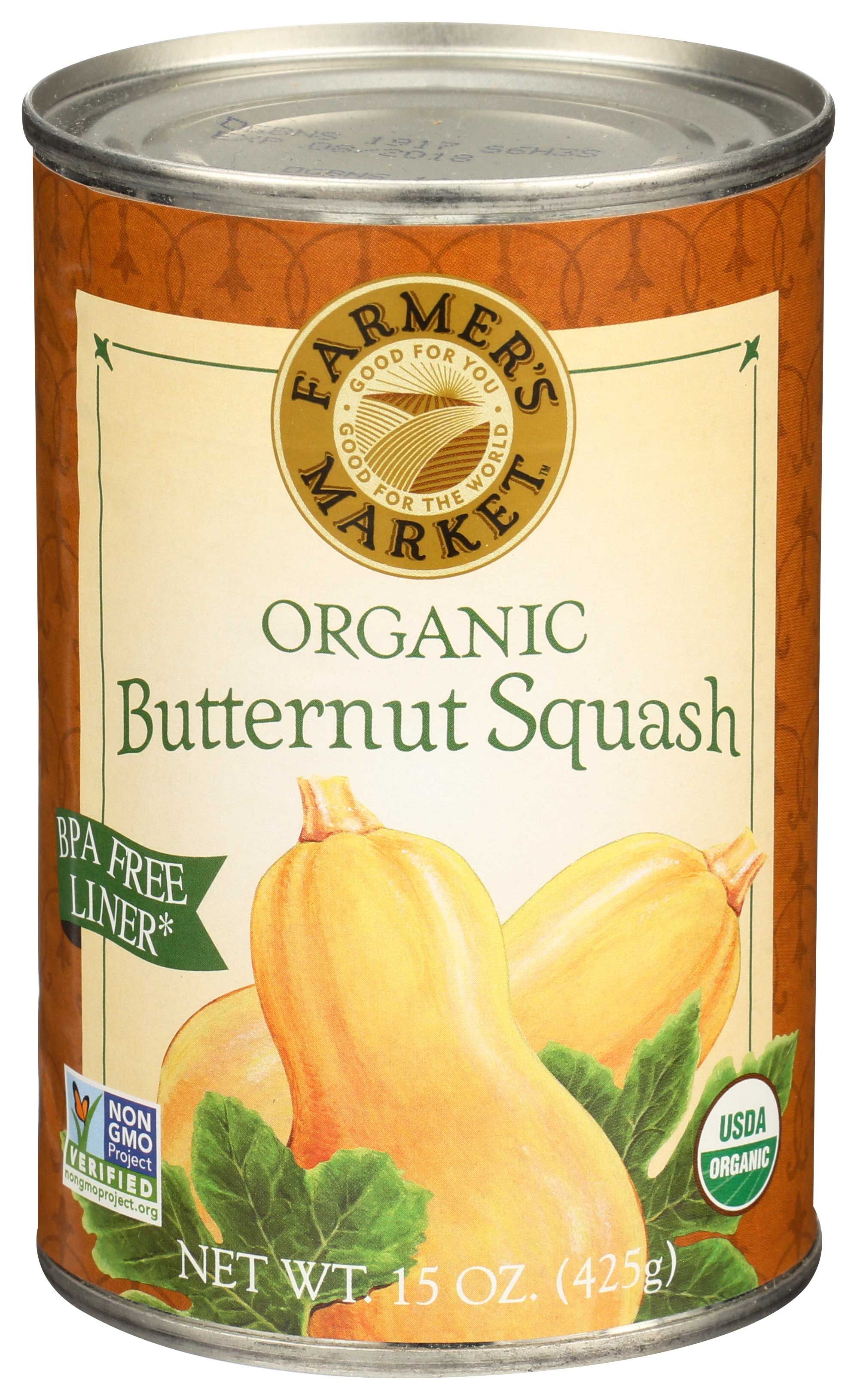 Farmer's Market Organic Butternut Squash, 15 Ounce -- 12 Per Case