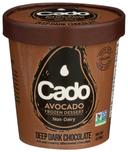 Cado Organic Non Dairy Deep Dark Chocolate Avocado Ice Cream, 1 Pint -- 8 per case