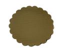 Boxit Gold Scalloped Cake Circle, 7 inch -- 100 per case.