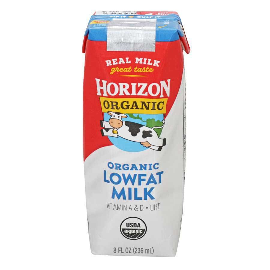 Horizon Organic Aseptic Milk, 8 Ounce -- 18 Per Case