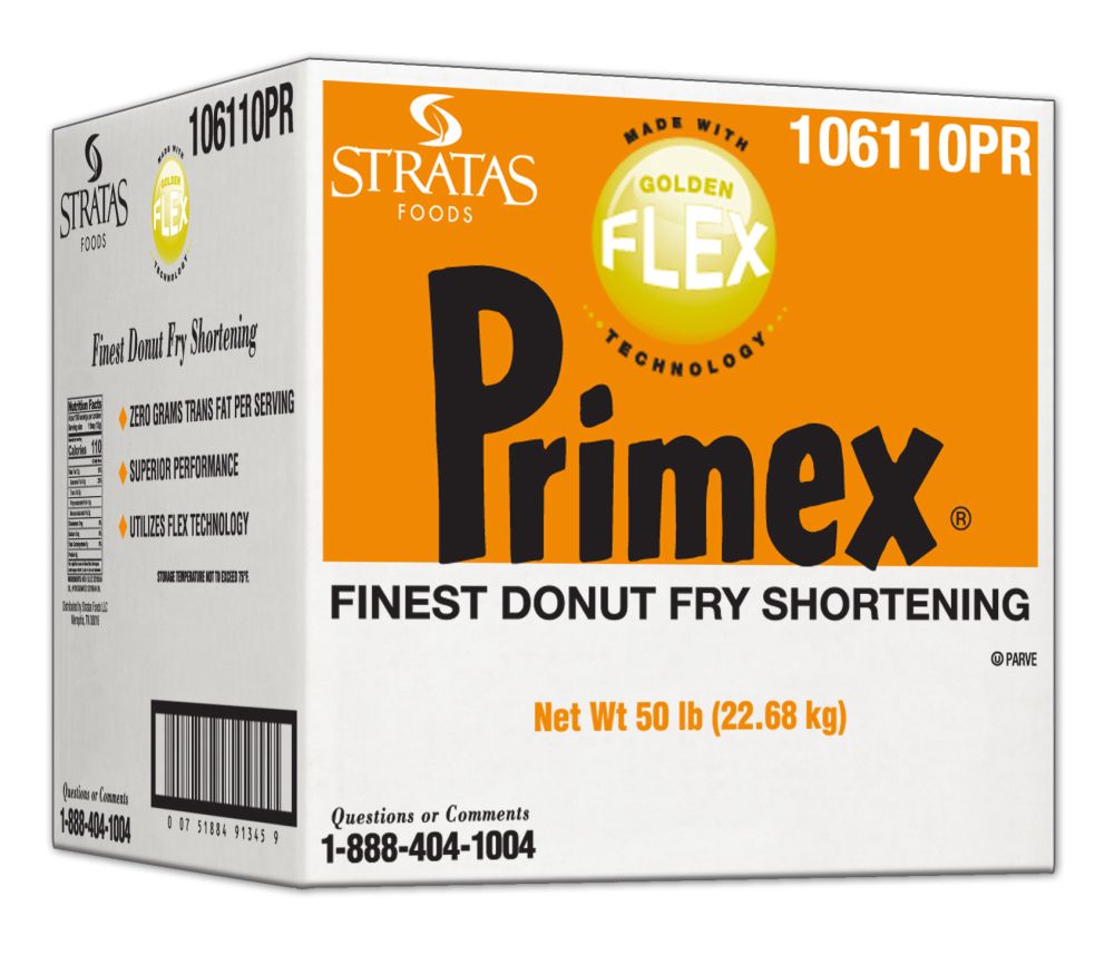 Primex Golden Flex Donut Fry Shortening, 50 Pound