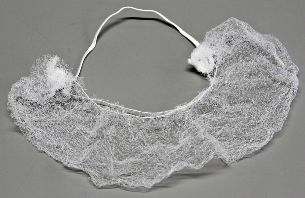 Cellucap Nylon Dark Brown Light Weight Beard Net -- 1000 Per Case