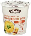 Power Provisions Keto Cheddar Broccoli Bone Broth Soup, 1.4 Ounce -- 6 per case