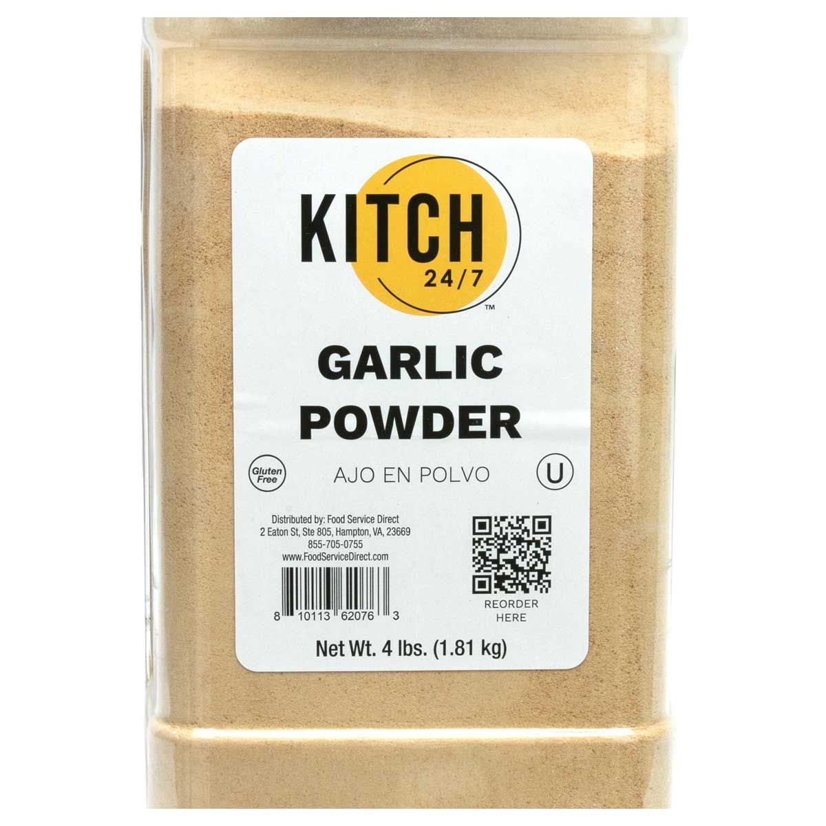 Kitch 24/7 Poudre D'ail, 4 Lb