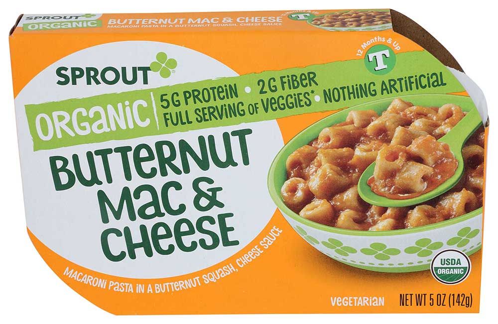 Sprout Butternut Mac And Cheese Toddler Meal, 5 Ounce -- 8 Per Case