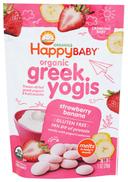 Happy Yogis Organic Strawberry Banana Greek Yogurt Melts, 1 Ounce -- 8 per case.