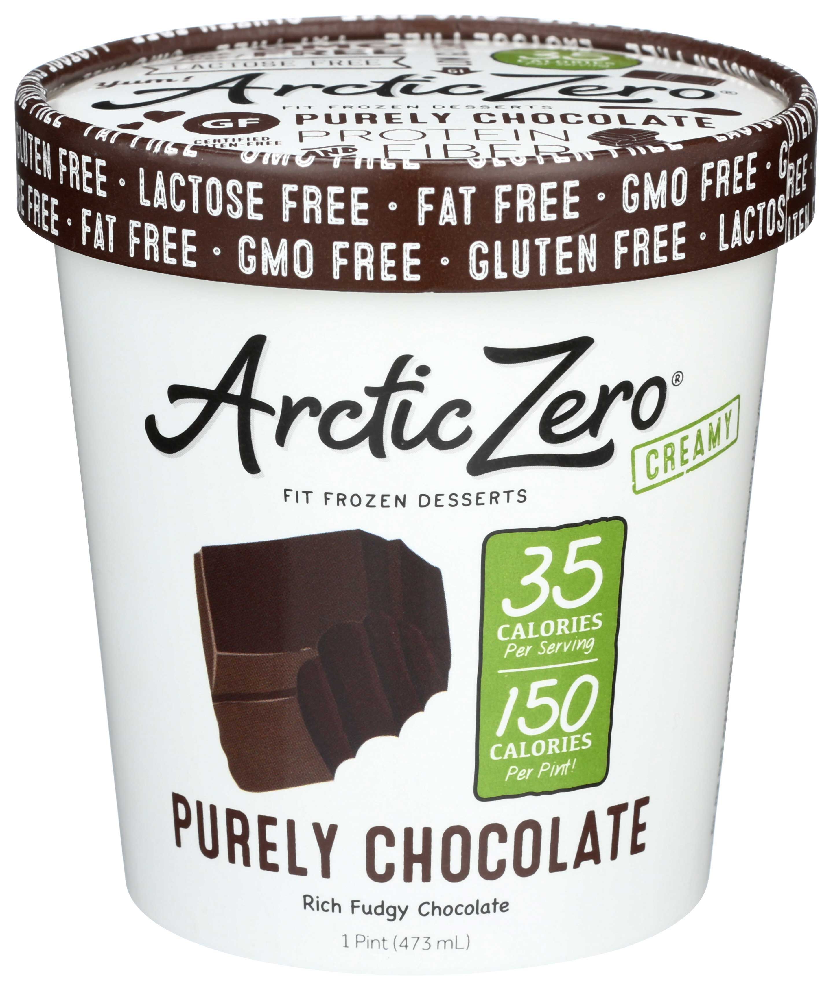 Arctic Zero Purely Chocolate Ice Cream, 16 Fluid Ounce -- 8 Per Case