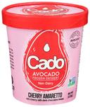 Cado Non Dairy Cherry Amaretto Avocado Ice Cream, 1 Pint -- 8 per case