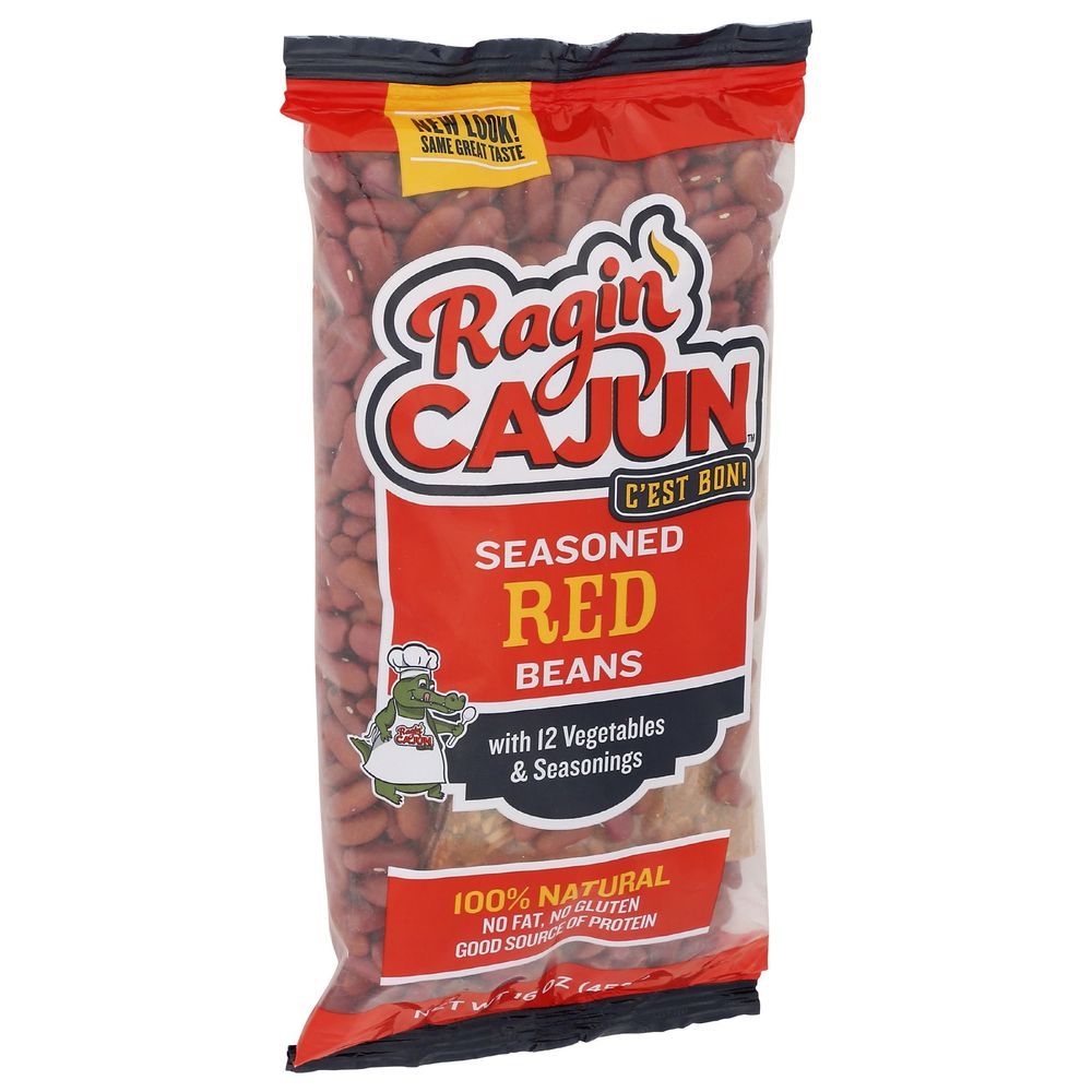 Ragin Cajun Seasoned Red Beans, 16 Ounce -- 12 Per Case