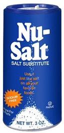 Nu Salt Sodium Free Salt Substitute, 3 Ounce
