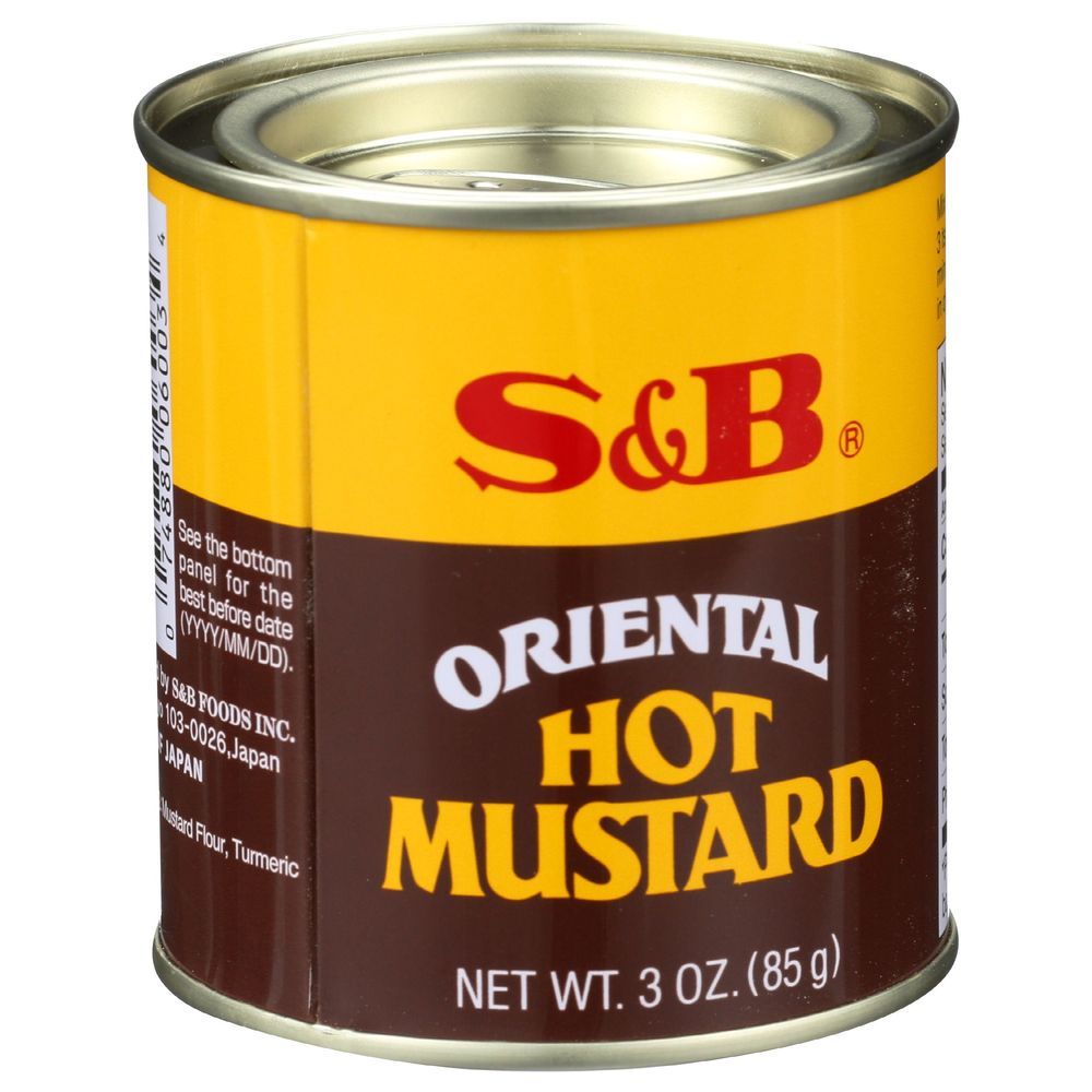 S And B Oriental Hot Mustard Powder, 3 Ounce -- 12 Per Case