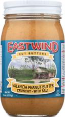 East Wind Crunchy With Salt Natural Peanut Butter, 16 Ounce -- 6 per case