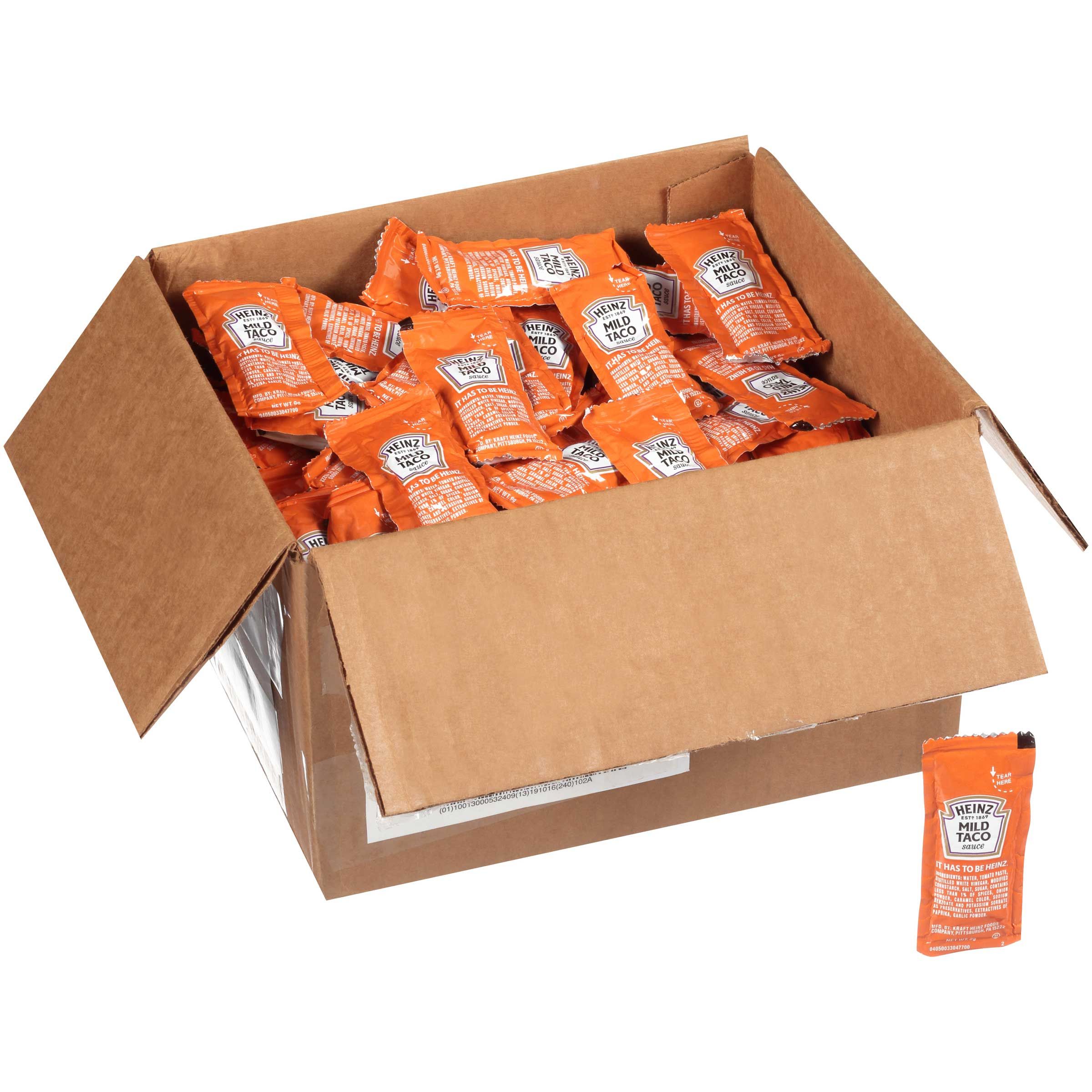 Heinz Mild Taco Sauce Single Serve, 9 Gram -- 200 Per Case