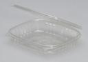Genpak Apet Shallow Clear Hinged Deli High Dome Container, 16 Ounce -- 200 per case.