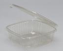 Genpak Secure Seal Clear Polyethylene Terephthalate Rectangular Deli Container with Lid, 48 Ounce -- 200 per case