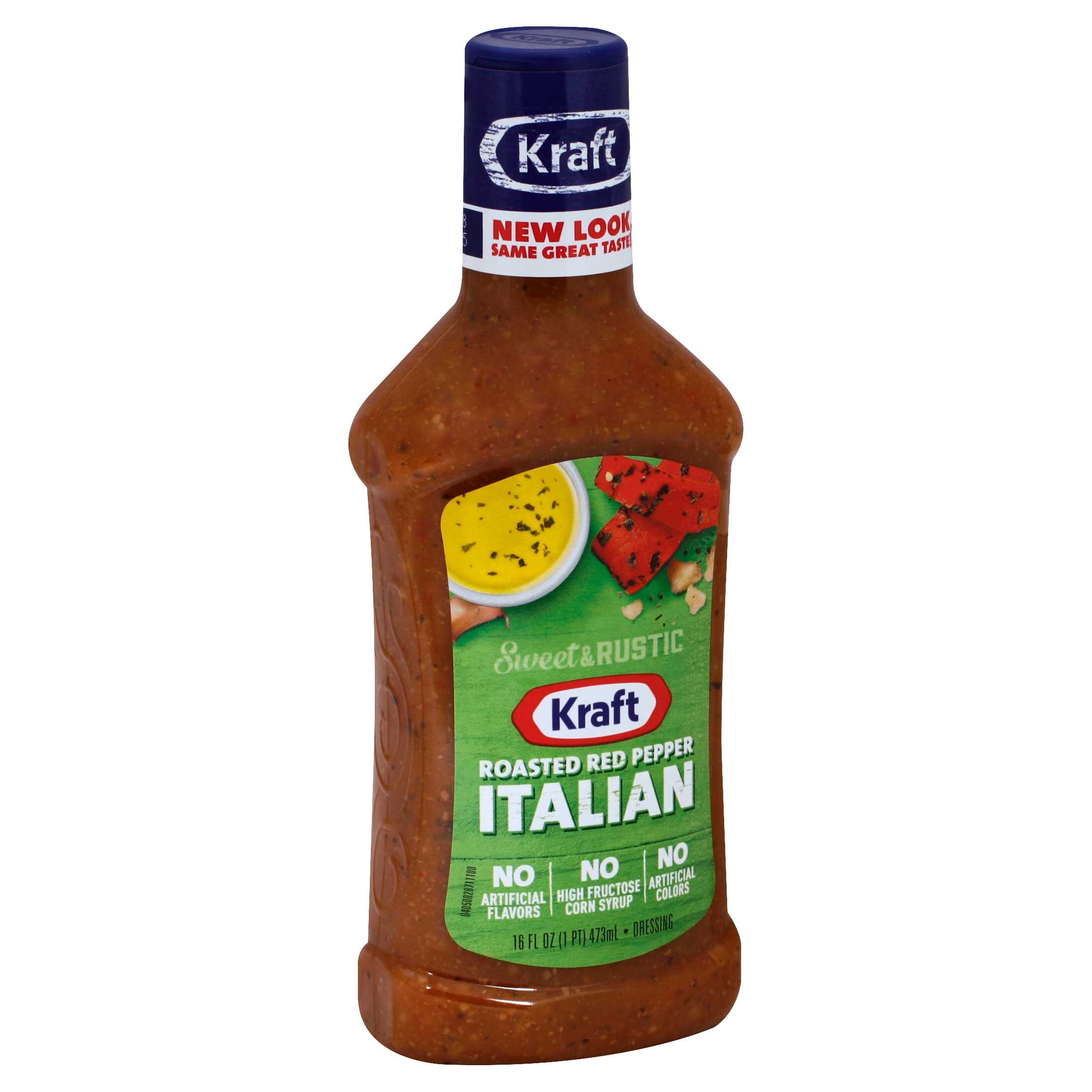 Kraft Roasted Red Pepper Italain Dressing And Marinade, 16 Ounce -- 6 Per Case