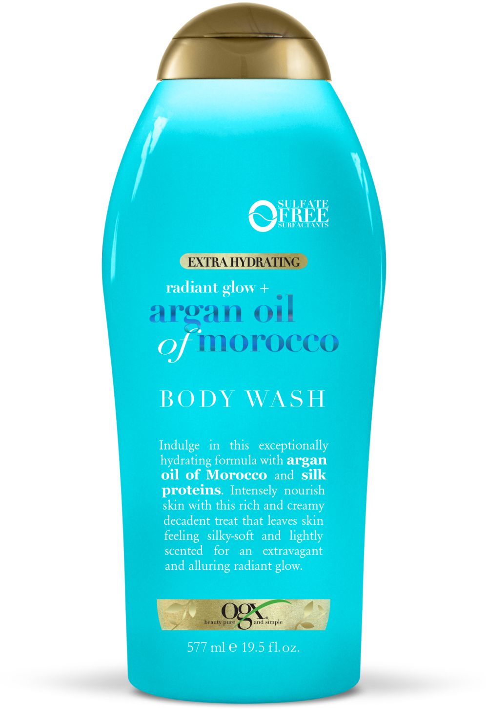 Ogx Argan Oil Body Wash, 19.5 Fluid Ounce -- 4 Per Case