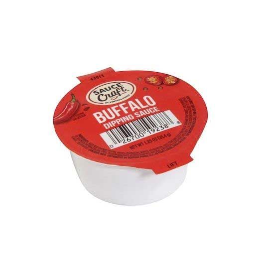 Sauce Craft Buffalo Wing Sauce Cup, 1.25 Ounce -- 96 Per Case