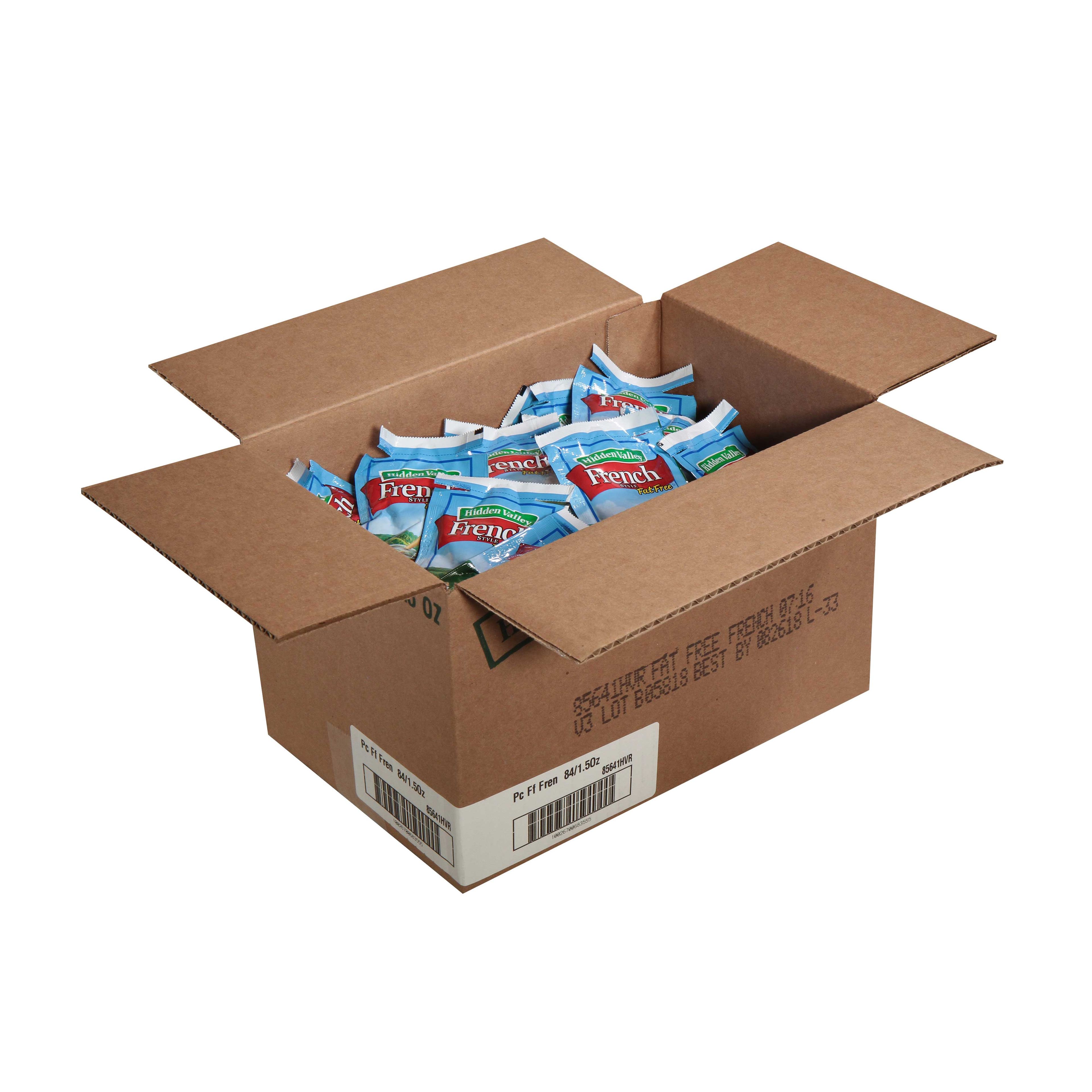 Hidden Valley Fat Free French Dressing Packets, 1.5 Ounce -- 84 Per Case