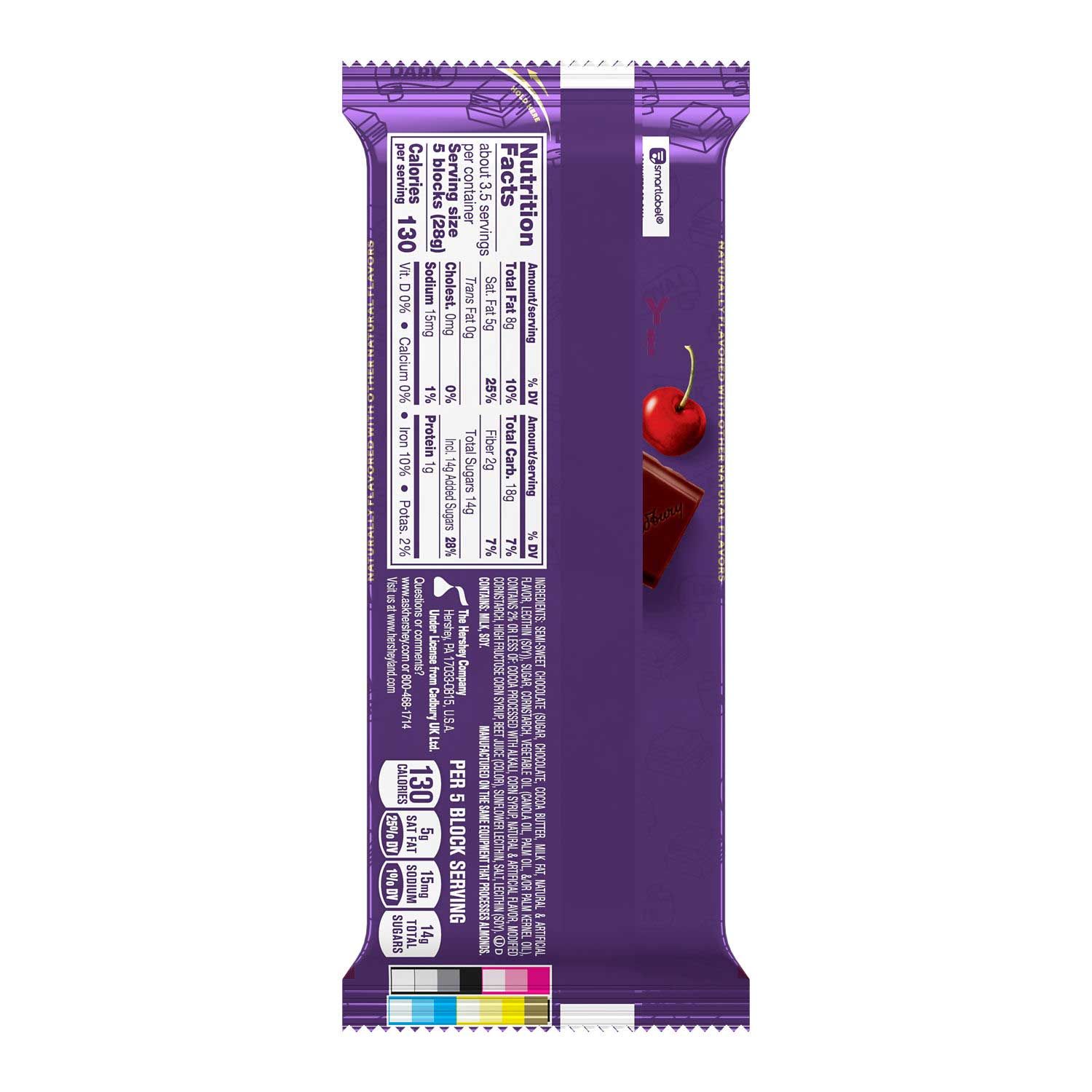 Cadbury Royal Dark Black Forest Cake X Large Chocolate Bar, 3.5 Ounce -- 14 Per Case