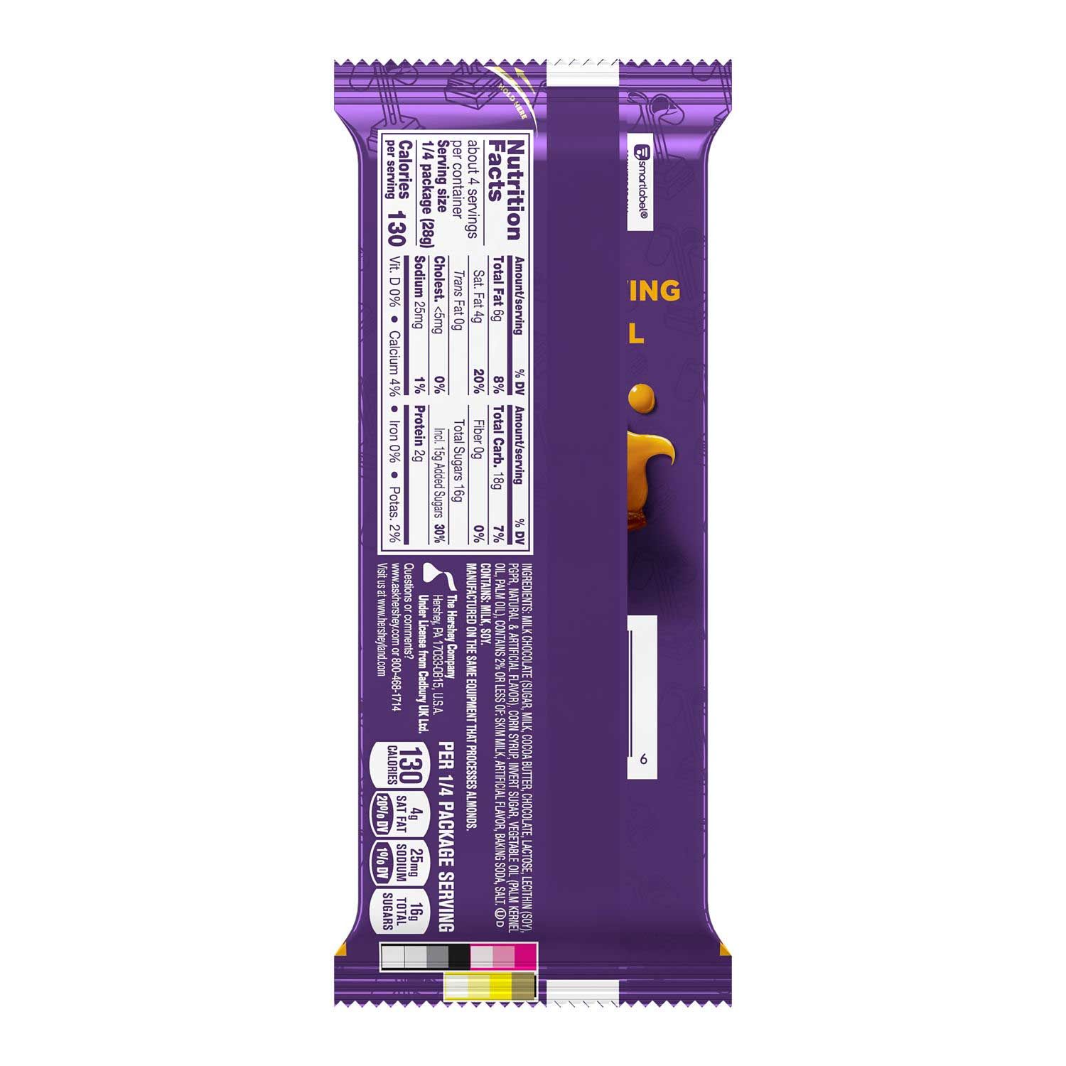 Cadbury Caramello Milk Chocolate And Creamy Caramel Bar, 4 Ounce -- 14 Per Case