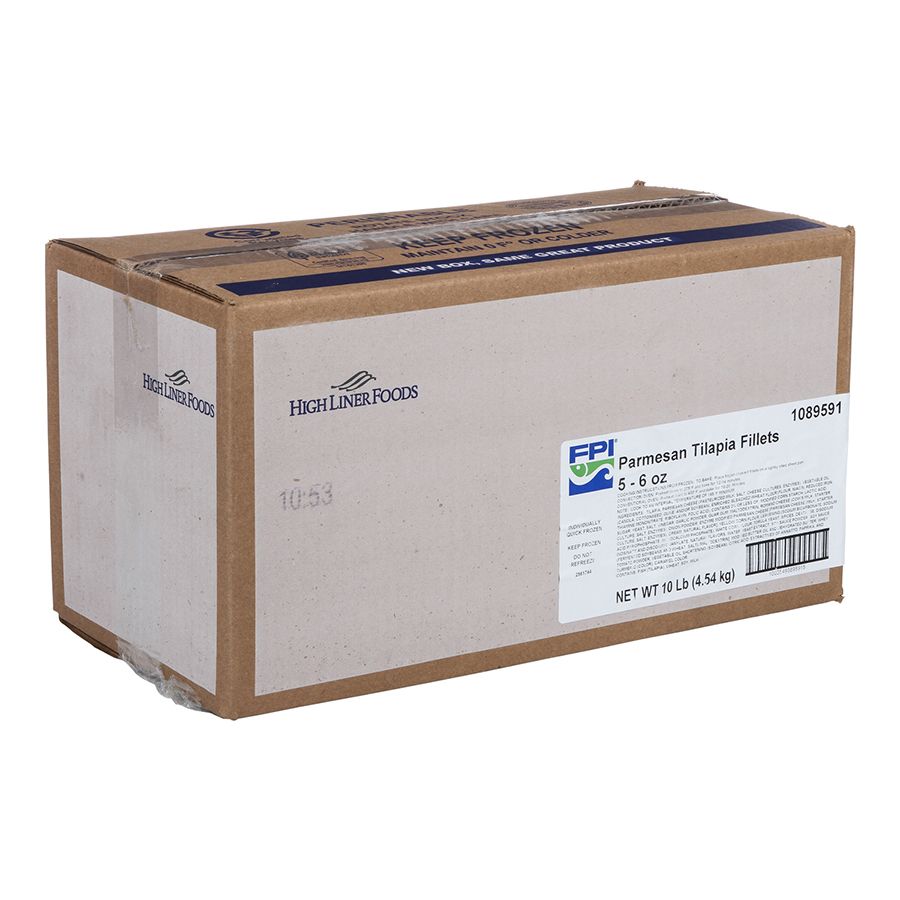 Fishery Tuscan Herb Paramesan Crusted Tilapia, 10 Pound