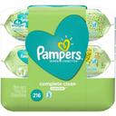 Pampers Complete Clean Unscented Baby Wipes, 216 count per pack -- 4 per case