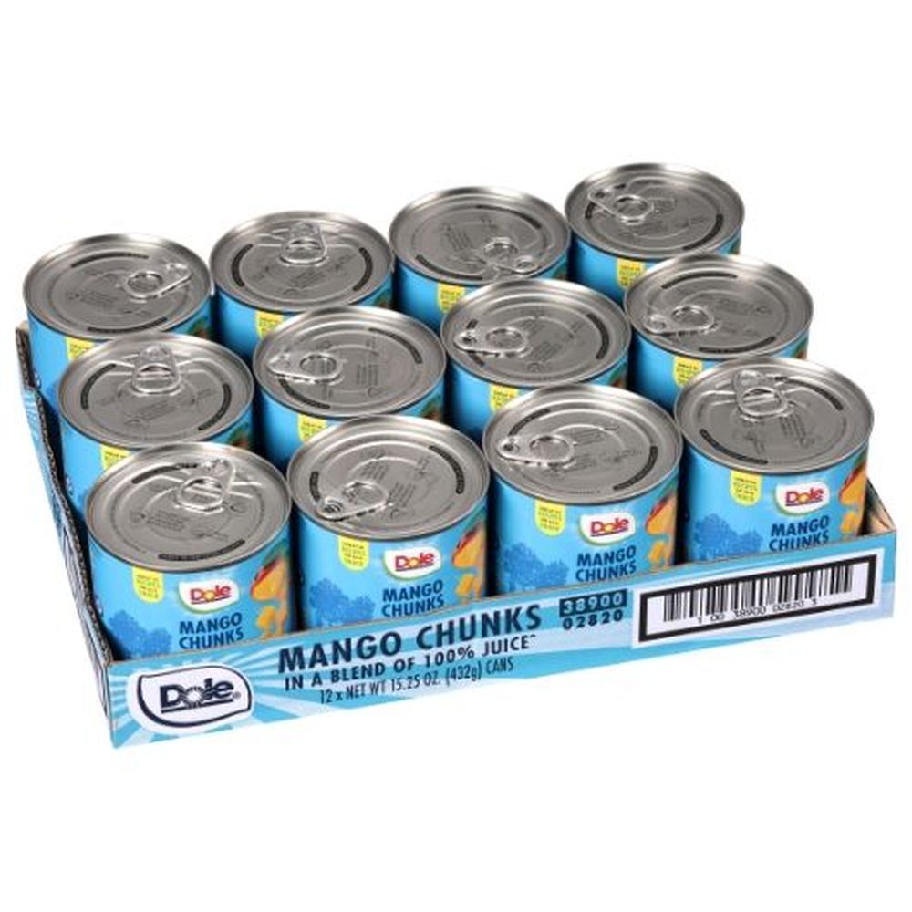 Dole Sugar Free Mango Chunks In Juice, 15.25 Ounce -- 12 Per Case