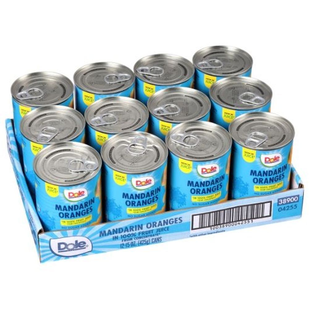 Dole Mandarin Oranges In Juice, 15 Ounce -- 12 Per Case