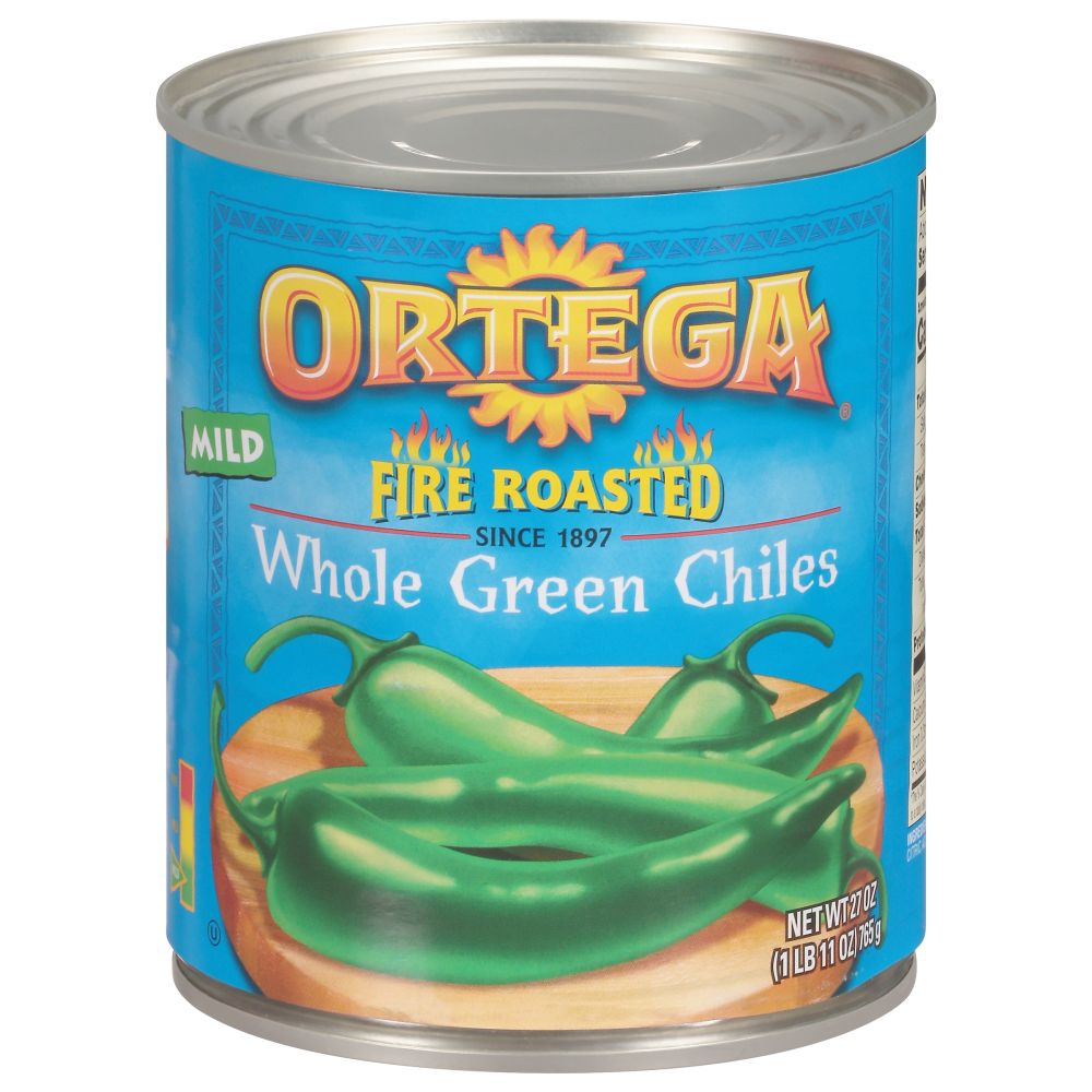 Ortega Whole Green Chiles, 27 Ounce -- 12 Per Case