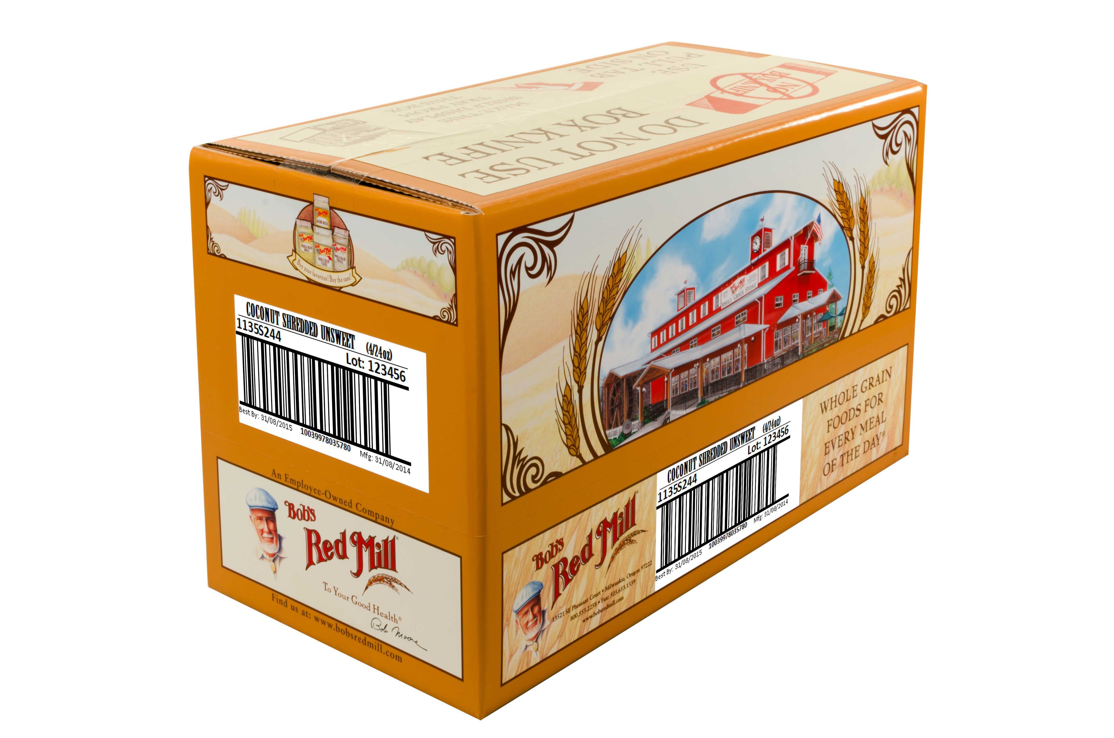 Bob's Red Mill Shredded Coconut, 24 Ounce -- 4 Per Case