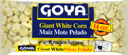Goya Dry Giant White Corn - 16 oz. bag, 24 bags per case