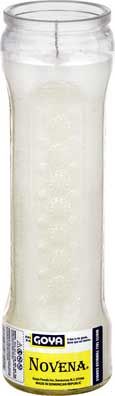 Goya 7 Day White Candle -- 12 Per Case