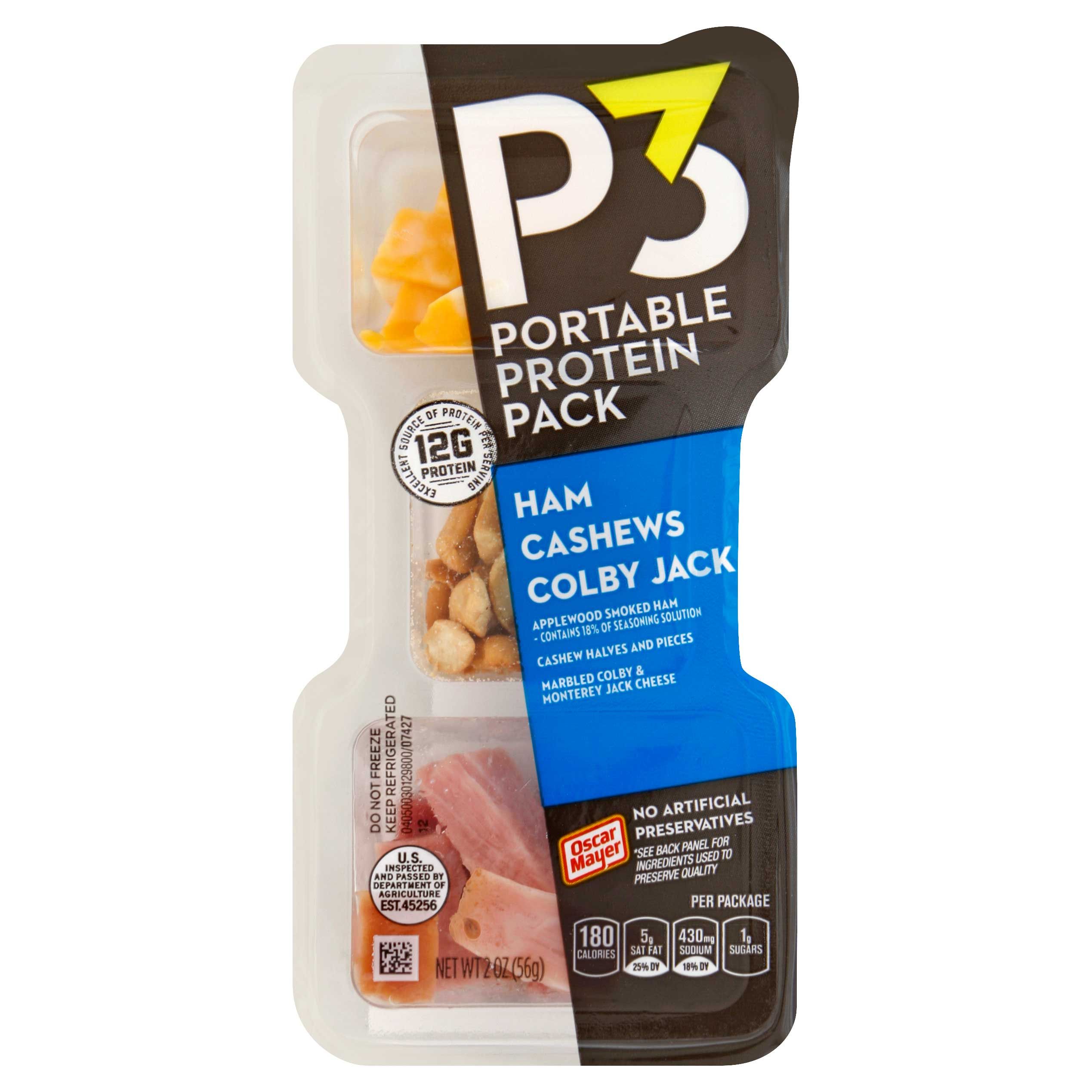 Oscar Mayer P3 Portable Protein Pack, 2 Ounce -- 10 Per Case