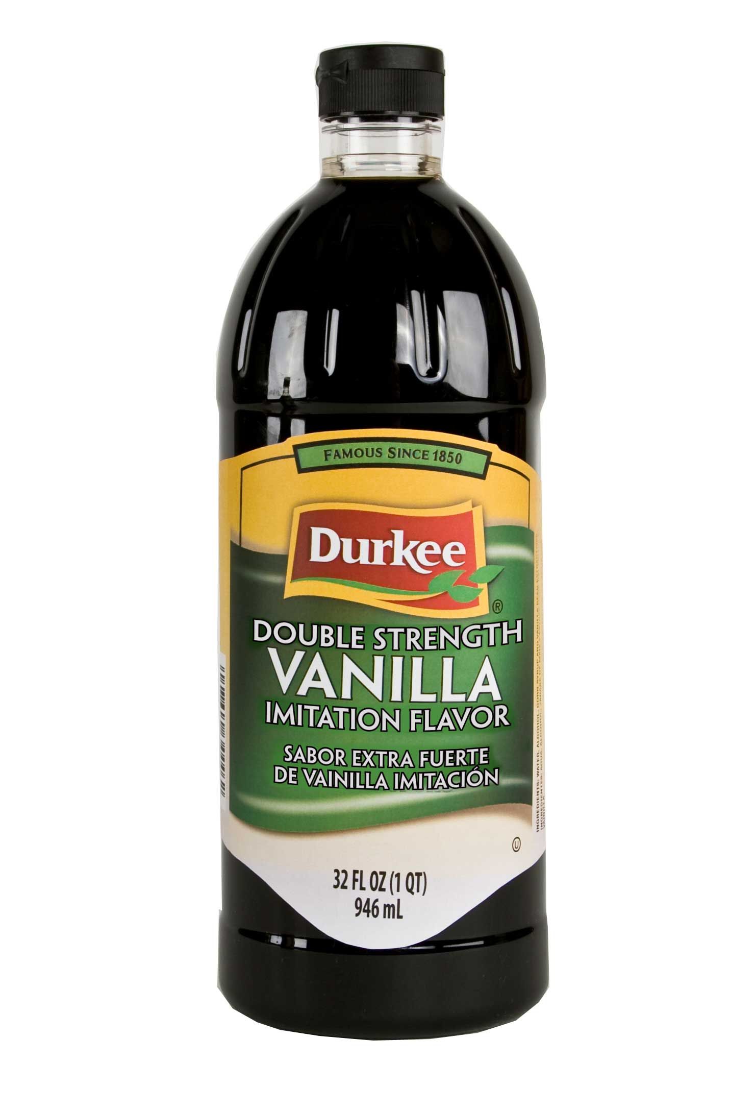 Durkee Double Strength Imitation Vanilla, 32 Ounce -- 6 Per Case