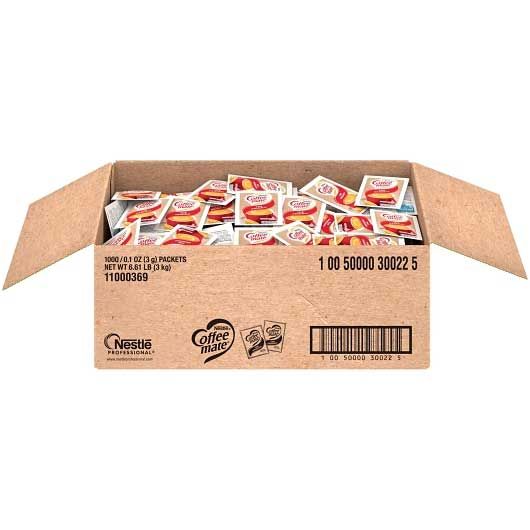 Coffee-mate Original Powder Creamer, 3 Gram -- 1000 Per Case